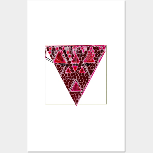 triforce painting pattern Wall Art by TriForceDesign